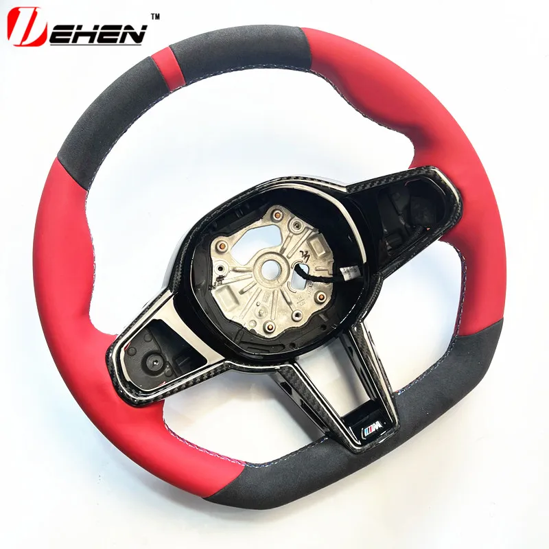 For BMW New5 6 7 8 series G30 G32 G11 G12 G14 G15 G16 G05 G06 G07 F95 F96 F97 F98 Old Upgrade New M4 Carbon Fiber Steering Wheel