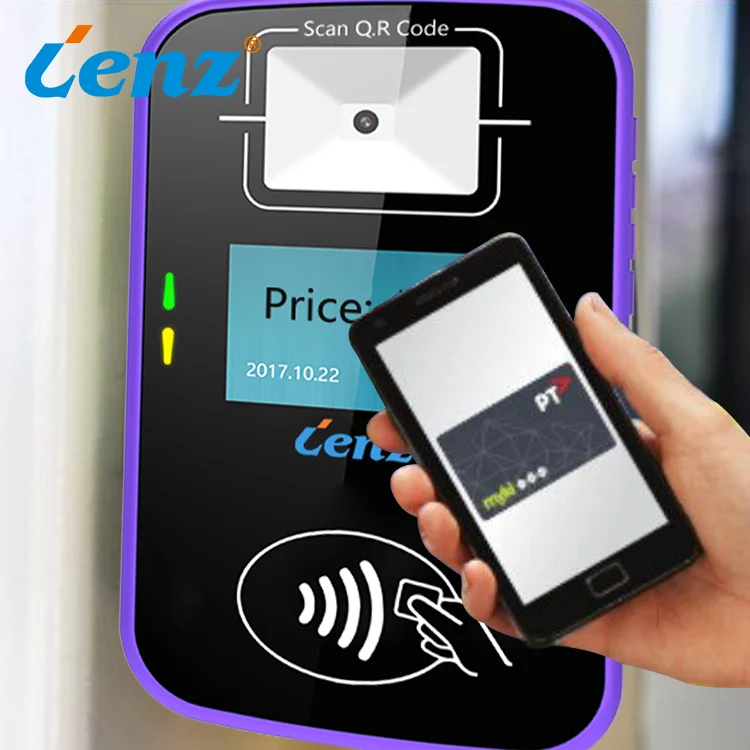 Contactless EMV Bus Validator NFC Terminal Support  RS232 RS485 USB Type A QR Code Validator