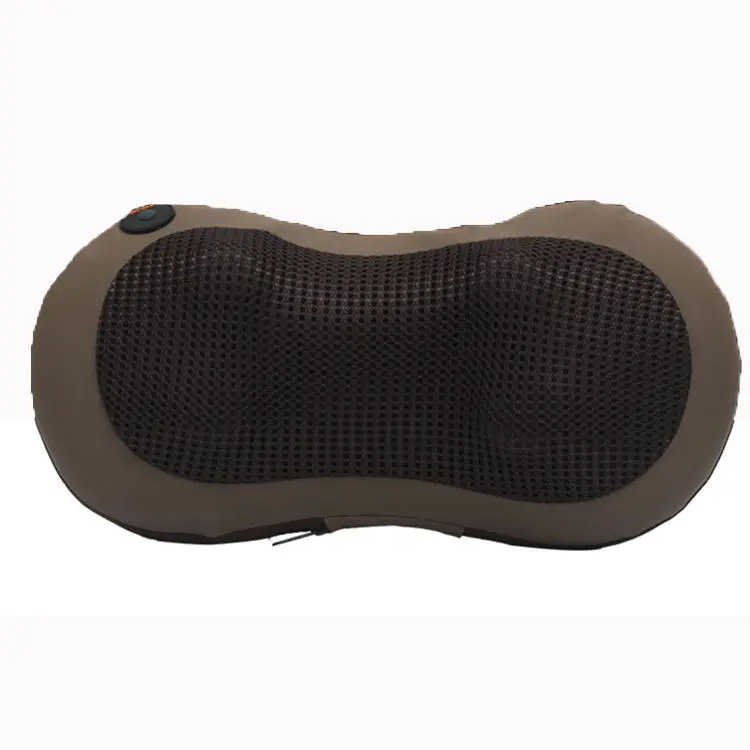 Neck Massage Pillow Shiatsu Car Massage Pillow With Heat Kneading Rechargeable Wireless Car Pillow Massager