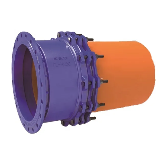 flange adapter adaptor joint , coupling connector for connecting ductile iron pipe, not nova, AVK, GF or Krausz