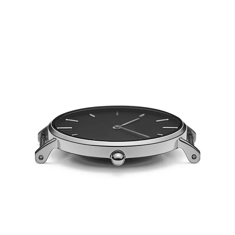 Mexda Brand Custom Logo Rose Gold Watch Stainless Steel Water Resistant Minimalist Slim Watch Reloj Orologio Montre Femme