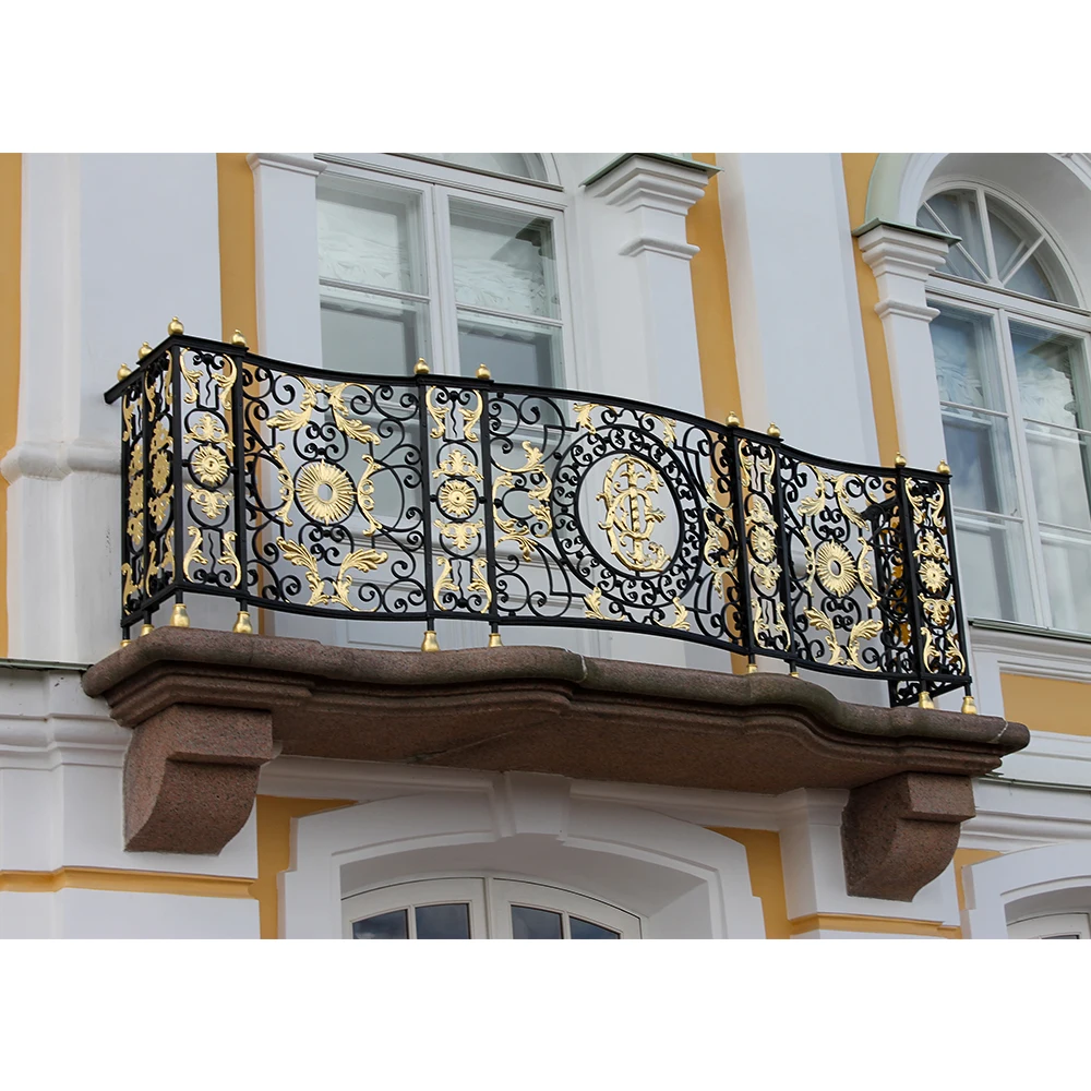 Aesthetic Wrought Iron Pattern Railing Exquisite Decorative Balcony Railings for Balcony