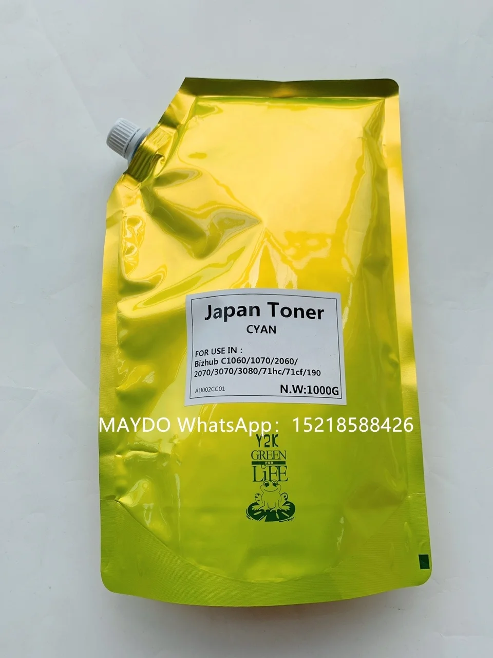 Japan toner powder Konica Minolta bizhub C1060 C1070  C2060 C3070 C3080