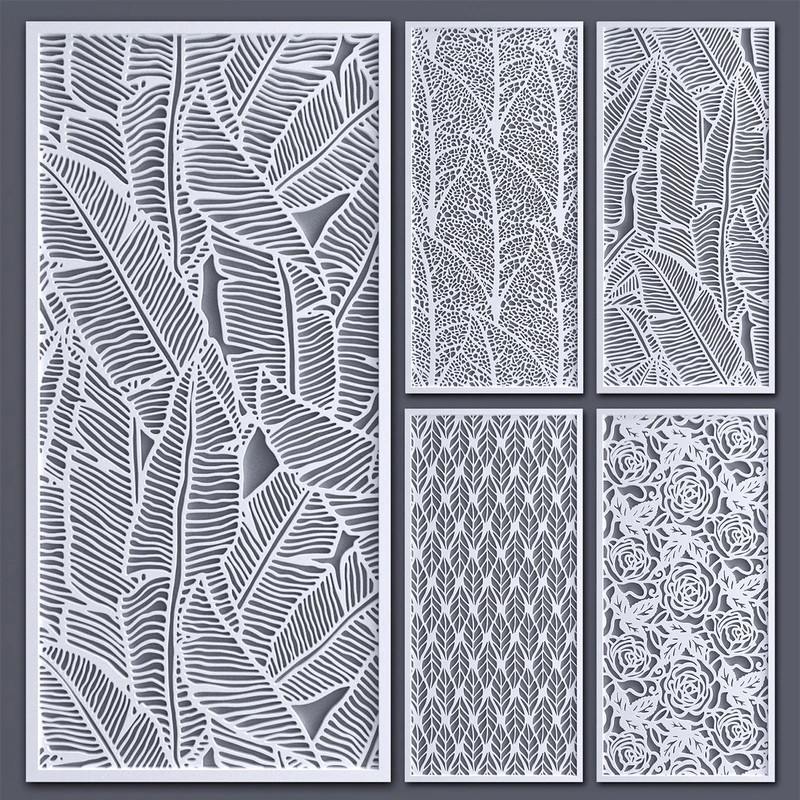 Decorative Outdoor Garden Privacy Art Carved Wood Screen Wpc Screen