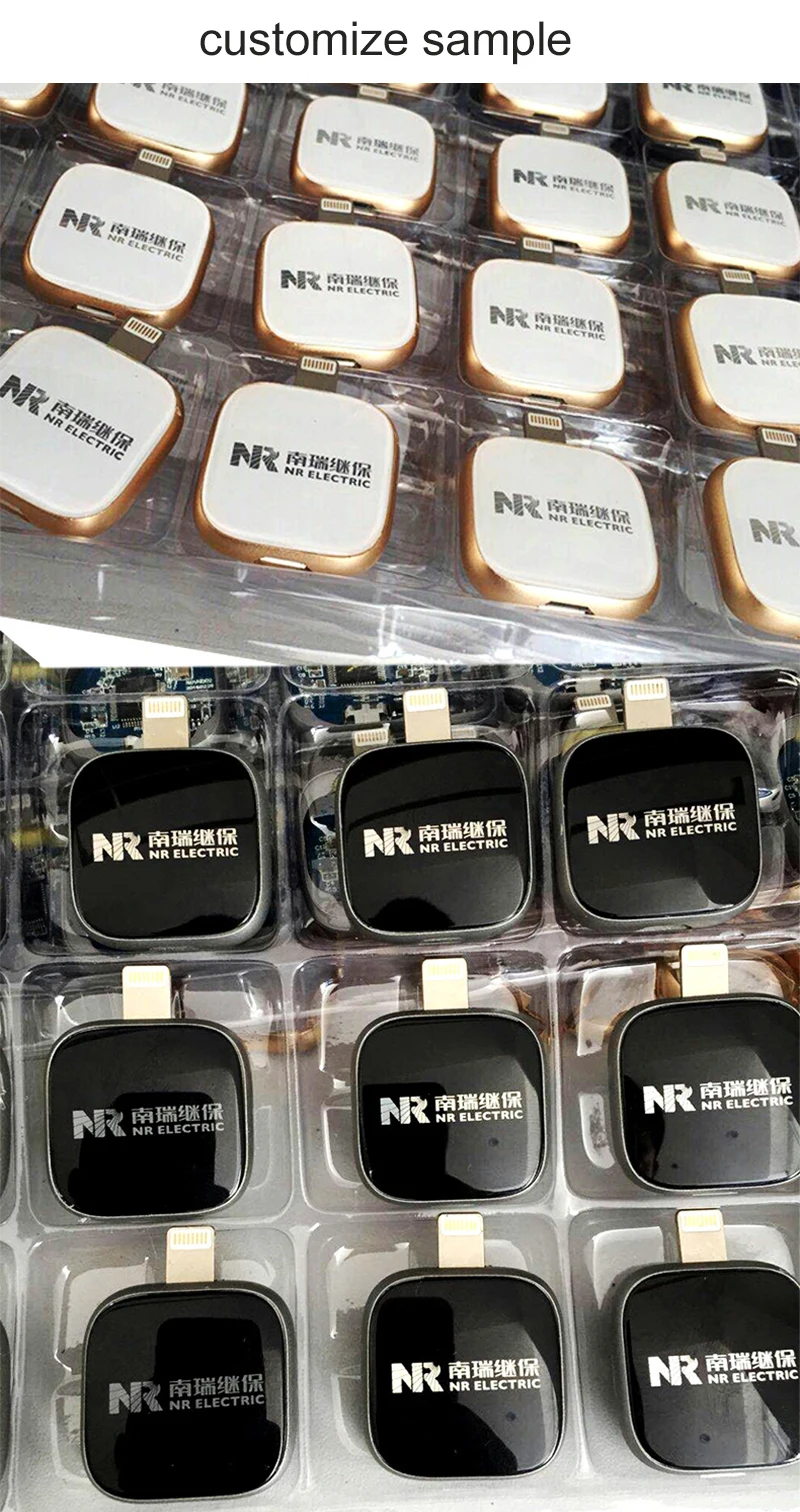 Customize logo IOS phone OTG usb flash drive 32gb 64gb 128gb memory disk for lightning and type-c smart phone