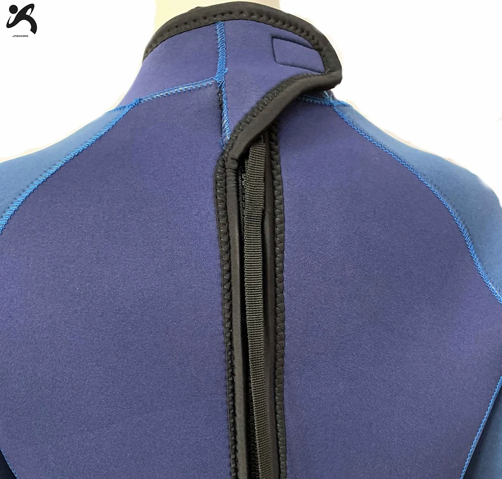 Factory Price 5mm Wetsuit Mens Custom Two Pieces Neoprene Suit With Back Zip Men Diving Suit