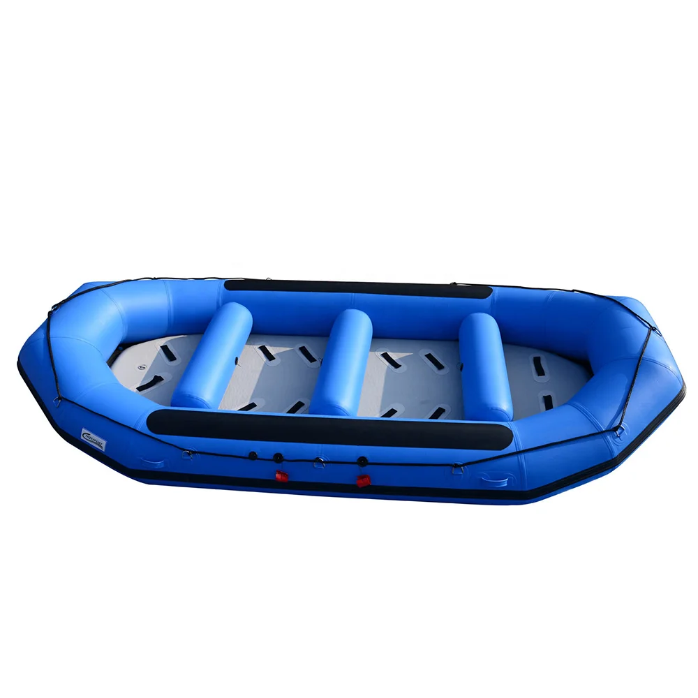Trending Inflatable Raft 1.2 mm PVC 8 Person Inflatable Boat Dinghy 15ft 3m 4m 5m 6m Custom Certified Air Fishing Racing Boats