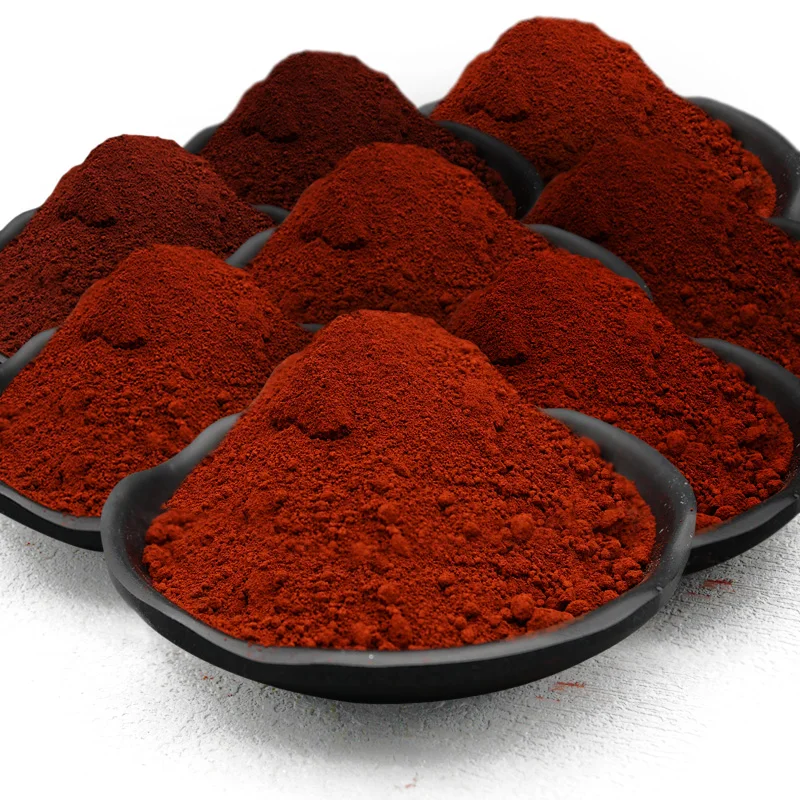 Direct Factory Sale High Quality Multicolored Paint Powders Red Iron Oxide Pigments for Plastics Dyeing Mf fe2o3