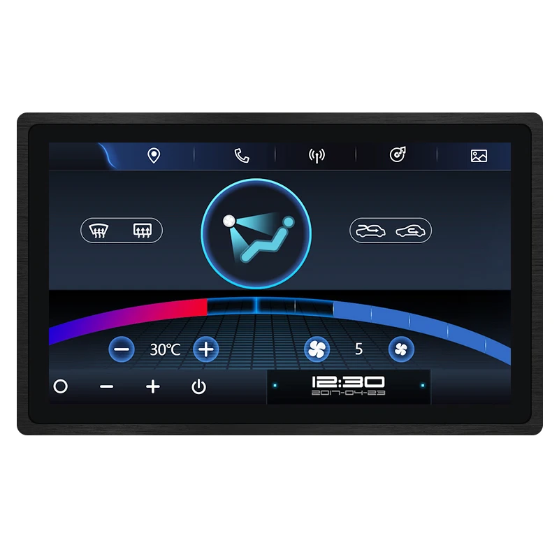 21.5 inch touch screen monitor embedded HD-MI VGA industrial lcd monitor waterproof wall mounted monitor