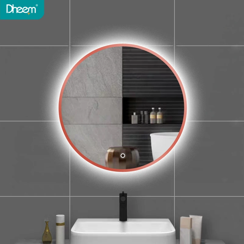 
Dheem modern miroire avec luliere espejo con luz led backlit mirror with frame 