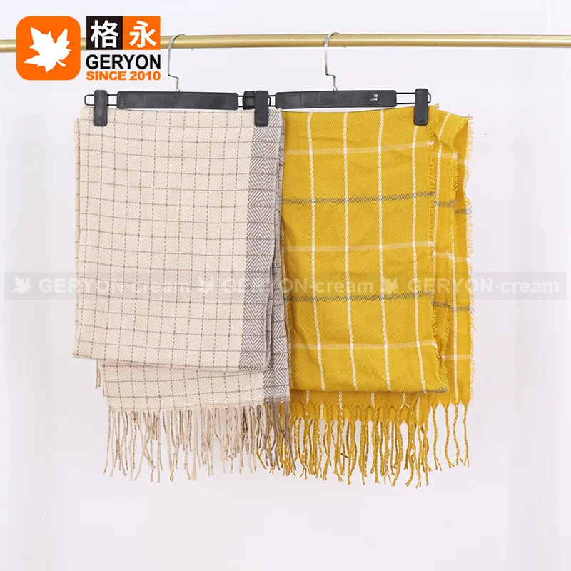 GERYON vintage wool scarf luxury winter apparel surplus branded stock lot leftover ukay ukay bales used clothes scarf for winter
