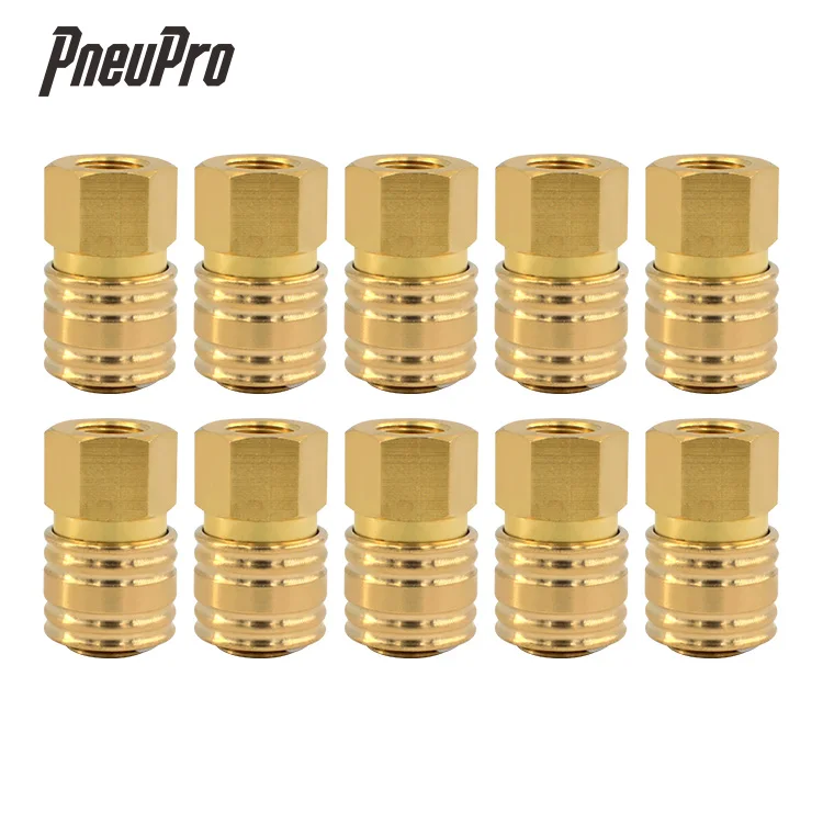 
DN 7.2 Gas tube fitting pneumatic connector quick coupler brass coupling 1/4