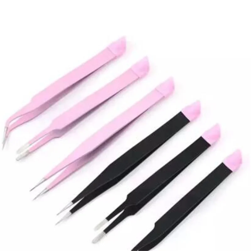 Nail Stainless Steel Tweezers Eyelash Grafting Tweezers Nails Tool