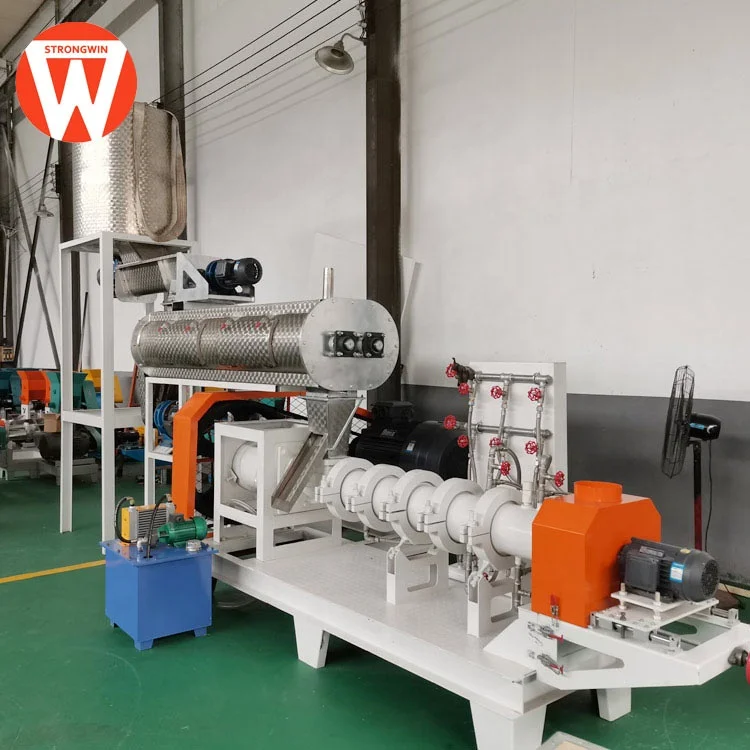 Best sell fish feed manufacturing machinery extruders for fish food
