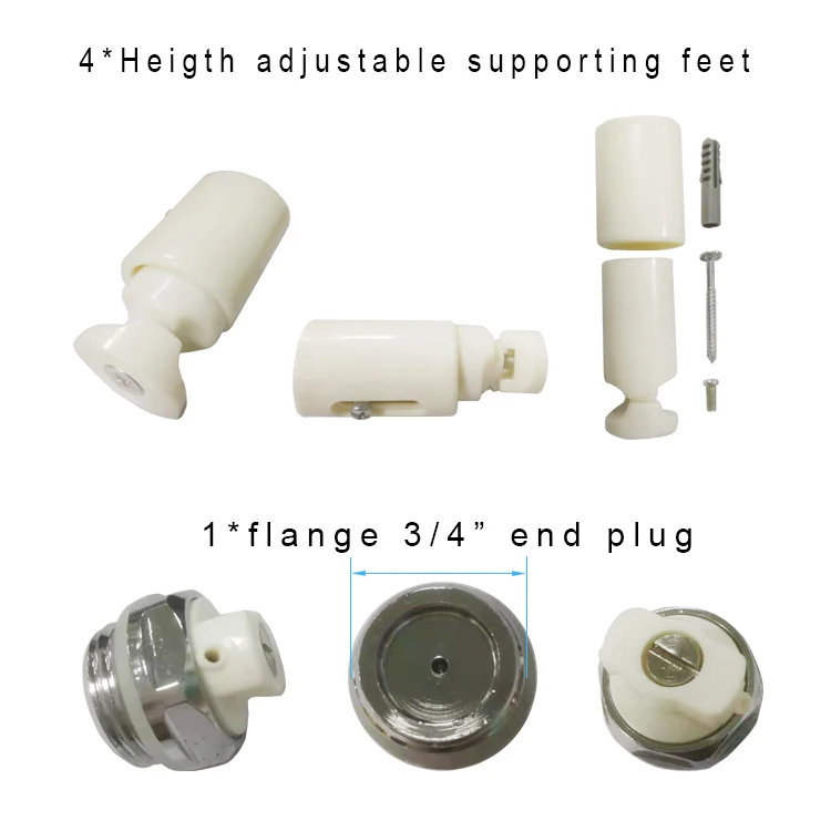 300W 110/220V water inside heating thermal towel warmer rail rack radiator air heater sus304