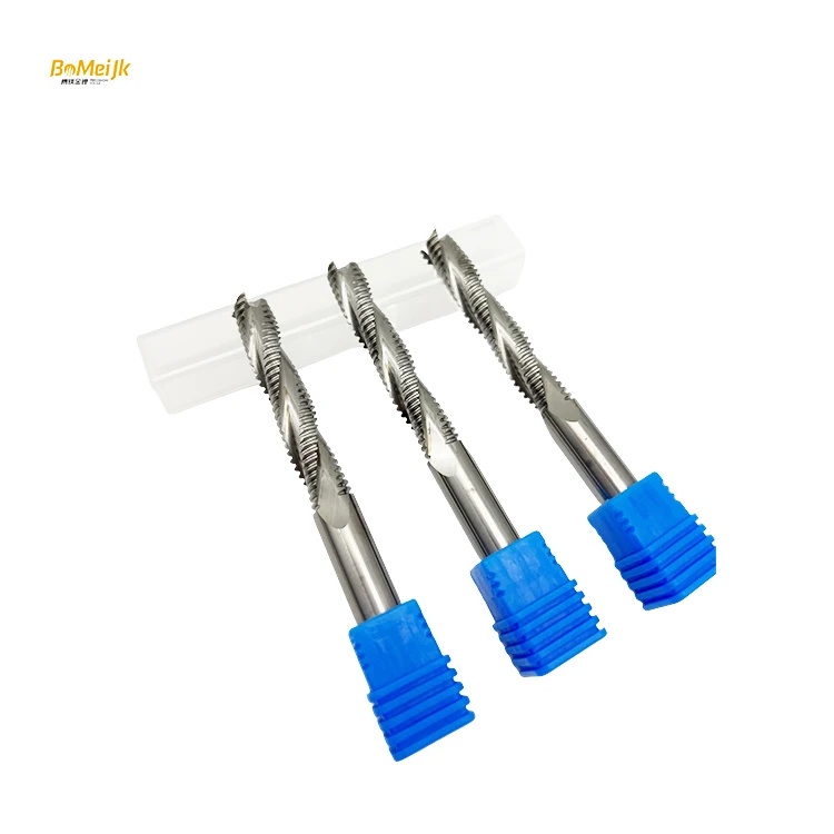Solid Carbide Three-Blade Rough Woodworking Milling Cutter For Cnc Tools