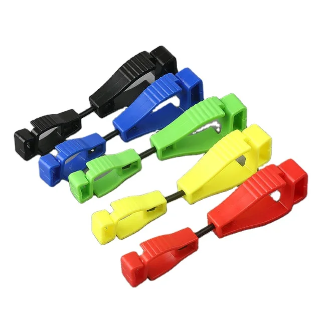 New Style Lightweight Portable Sturdy POM Plastic Anti-lost Clip For Gloves