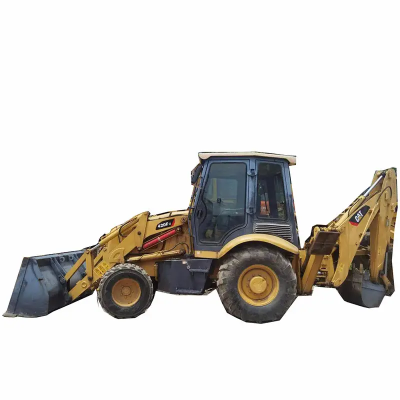 High performance backhoe Caterpillar 420F competitive price hydraulic used backhoe loader