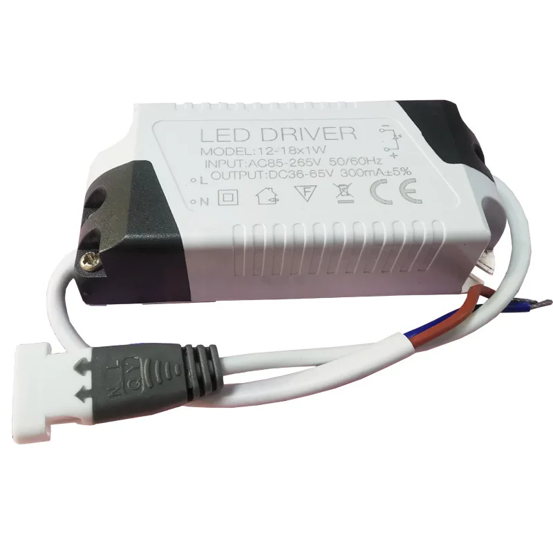 Wholesale 6w 12w 15w 24W all 300mA Home Strip Light Lamp LED Power Supply Driver Transformer Adapter