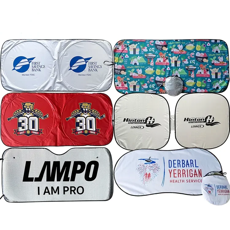 Car Windshield Sunshade Portable Sun Visor Cover Folding Window Sun Shield Protector UV Block Car Front Window Heat Insulation