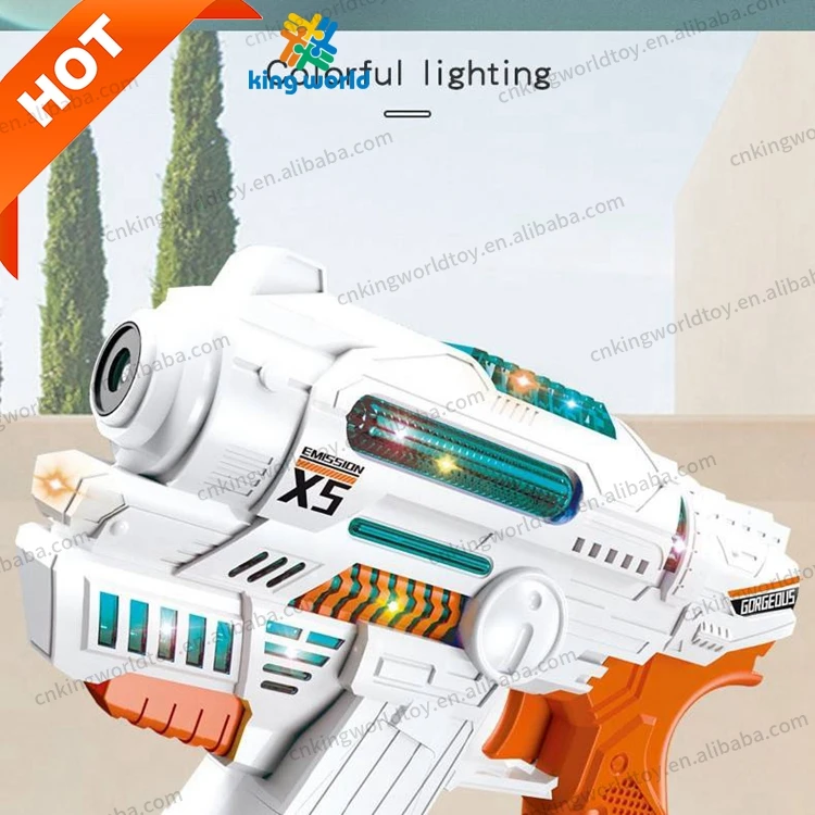 Colorful Sci-fi Cool Shape Bubble Gun Toys Popular Children Kid Boys Electric Light And Music Function Automatic Bubble Toys