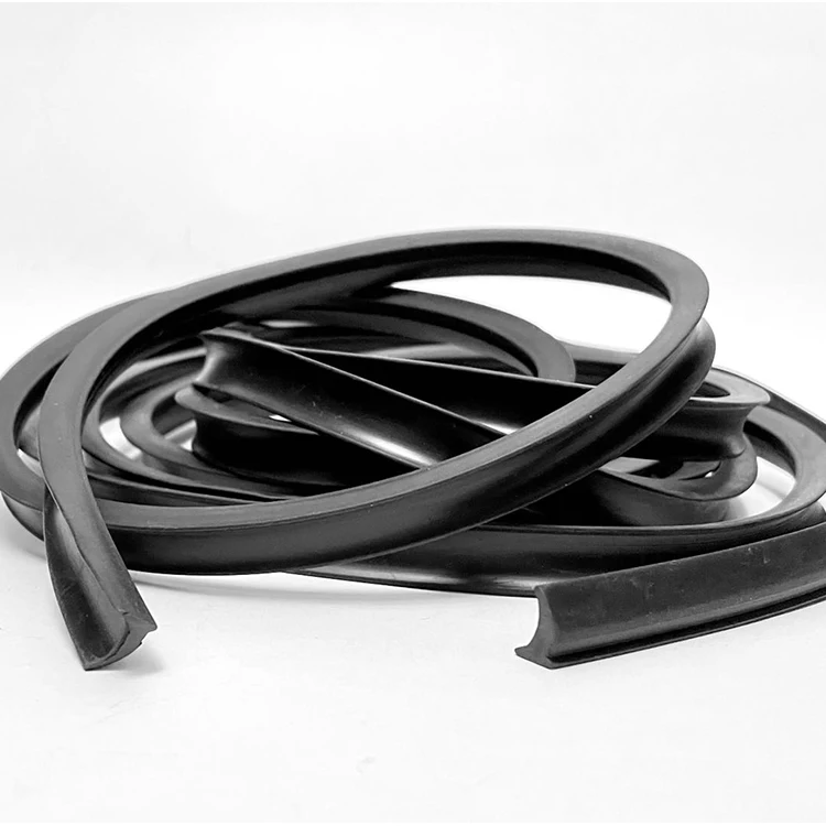 Sound insulation rubber strip door seal automobile door and window sealing strip