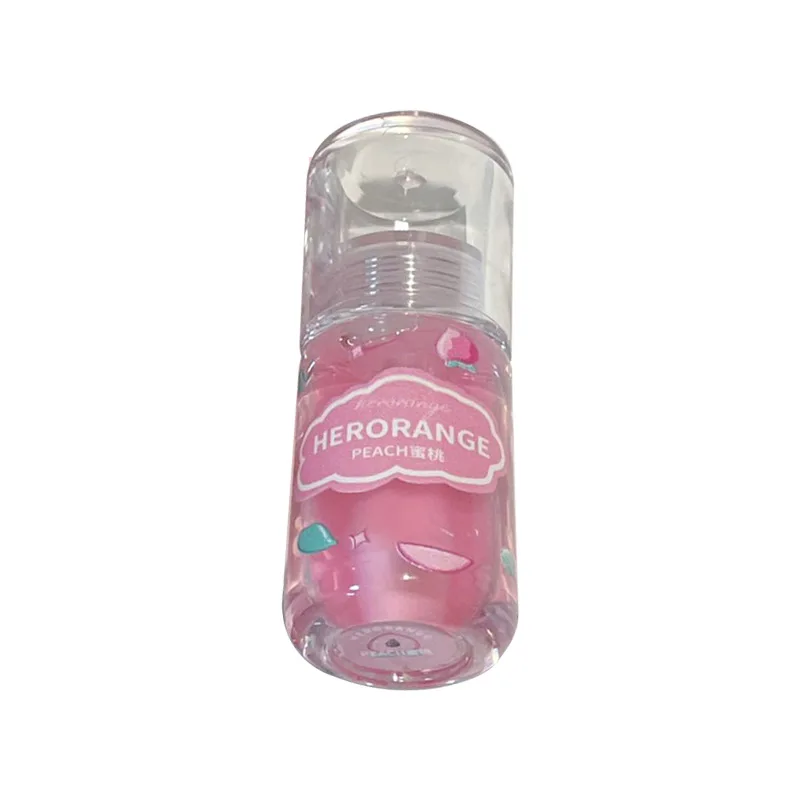 HERORANGE 3-color Lip Oil Fruit Moisturizing Honey Lipstick Base Water Lip Gloss Makeup Lip Cosmetic