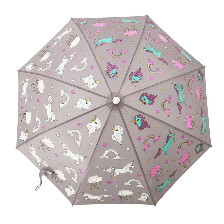 Wholesale Small Moq Color Change Unicorn Kid Umbrella Manufacture