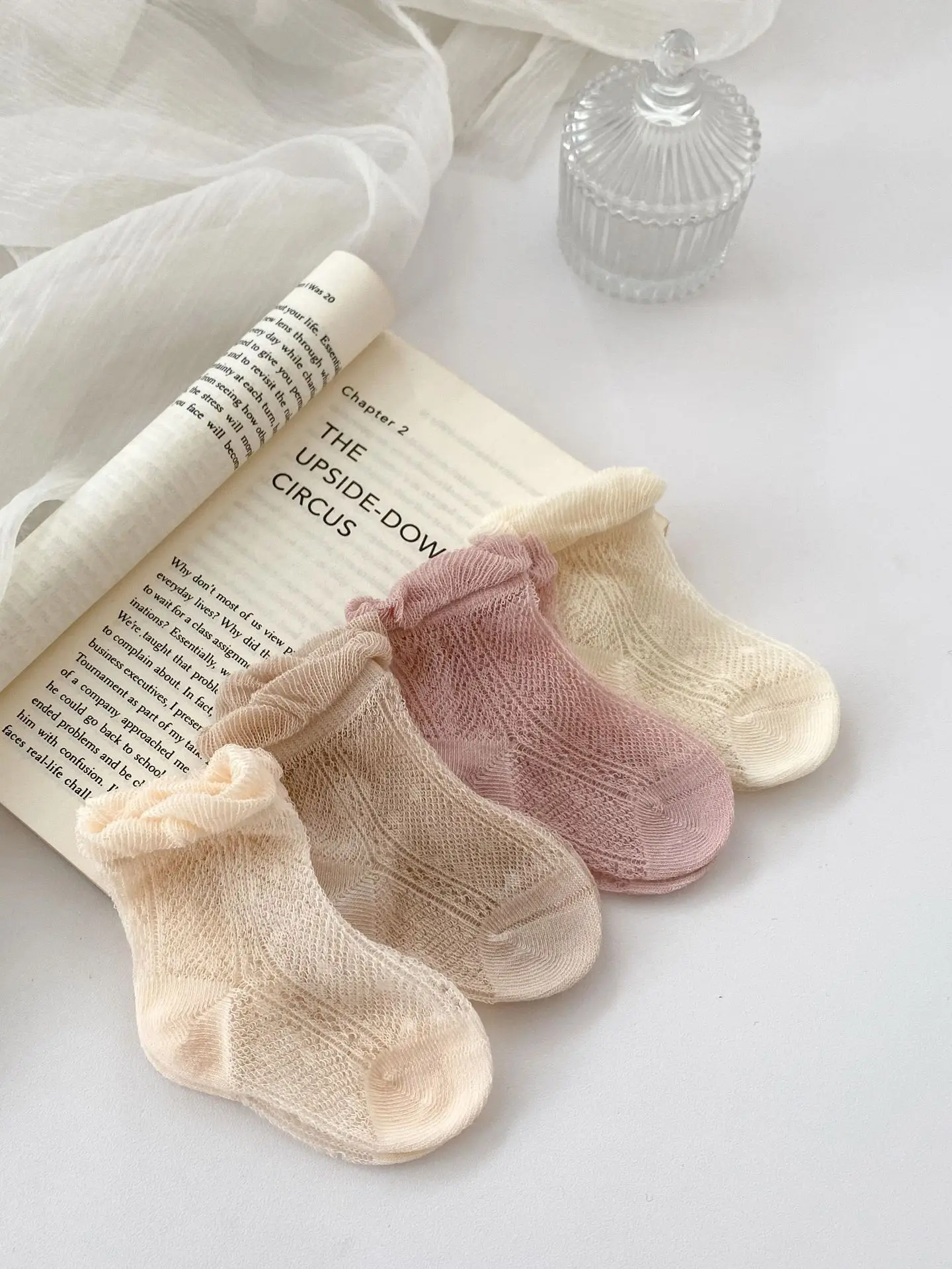 summer design newborn baby girls solid socks 4 color mix packing wholesale 0616ak
