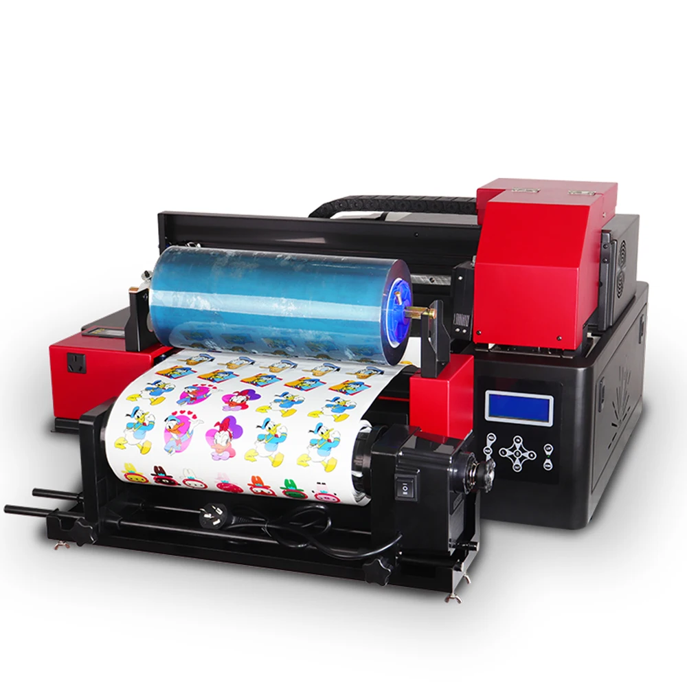 Refinecolor A3 UV DTF принтер рулон в Xp600 струйный стикер печатная машина UVDTF чашечные обертки