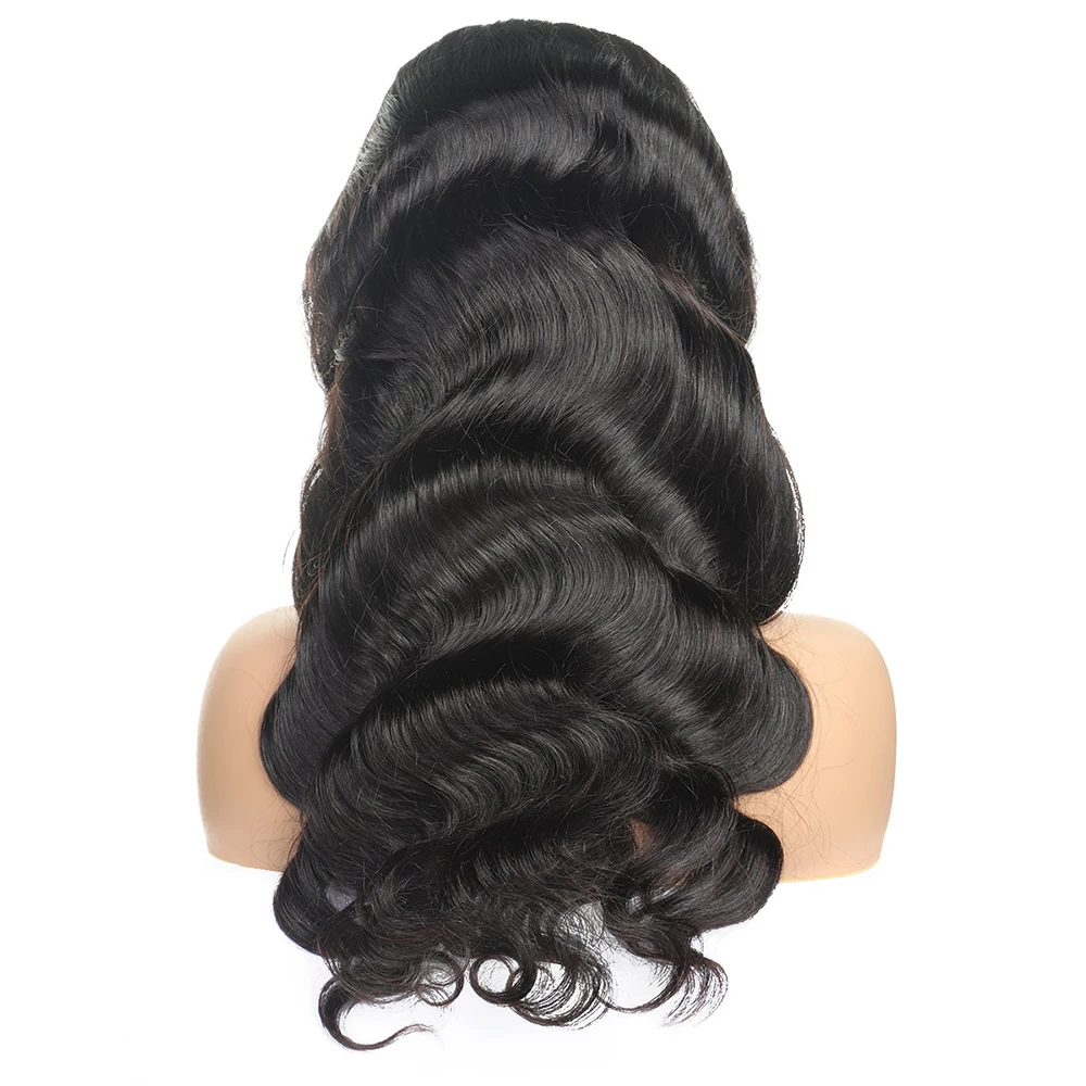 AML Wholesale Body Wave Lace Front Wigs For Black Women Brazilian Body Wavy Closure handmade Wig HD Lace Front Human Hair Wigs