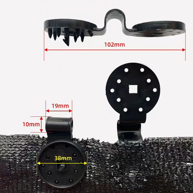 Shade Cloth Heavy Duty Lock Grip Shade Cloth Fix Plastic Clamp Premium Tarp Clips Fence Fabric Clips For Greenhouse Outdoor Net