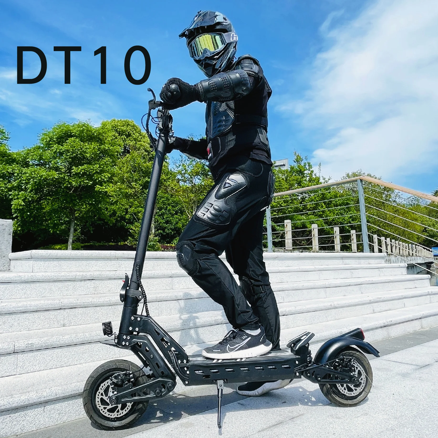Factory Direct DriveTron IPX5 10 inch Tubeless Tire Long Range 70km High Speed 70km/h 3000W Electric Scooter