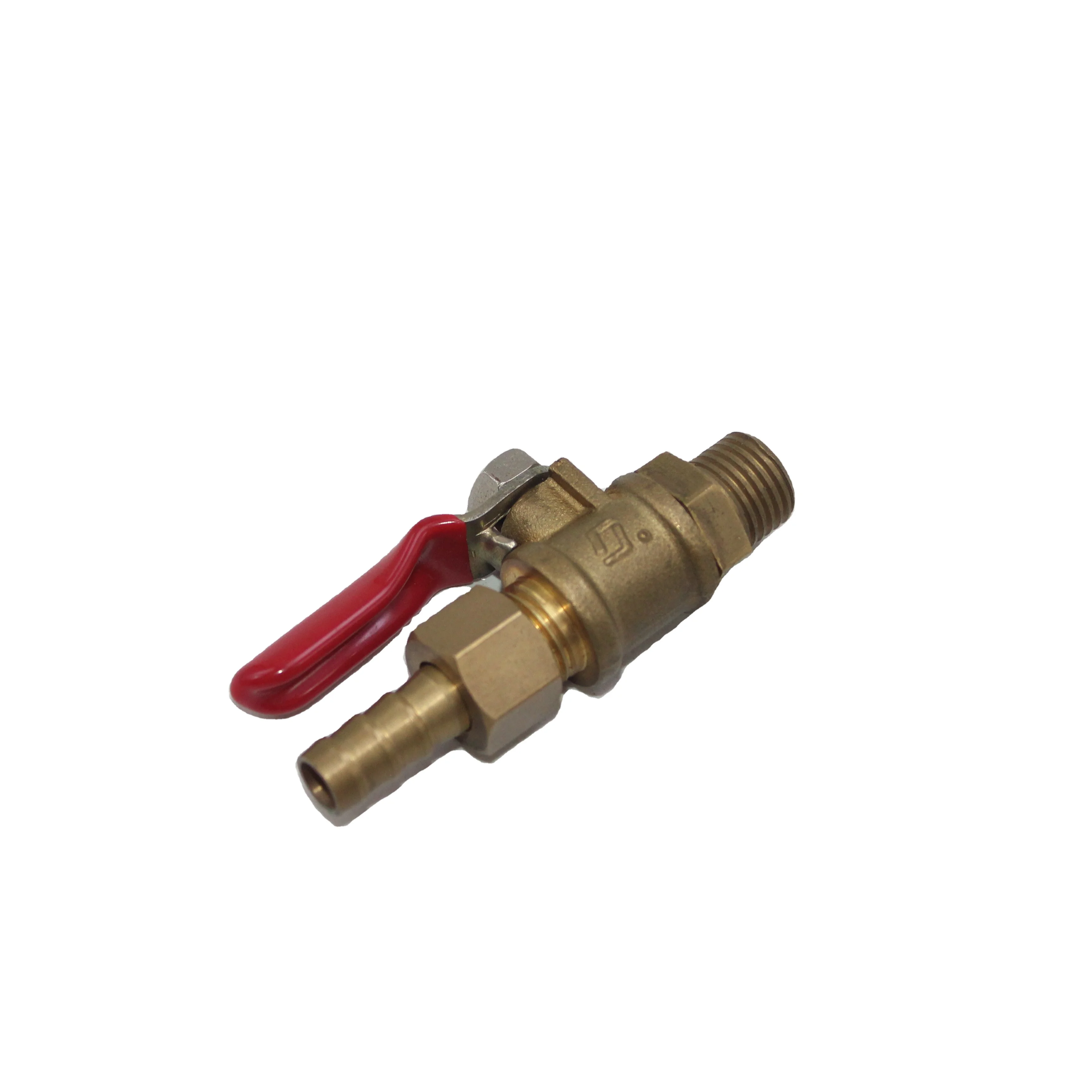 BRASS BALL MALE  VALVE FOR GAS MEDIA
