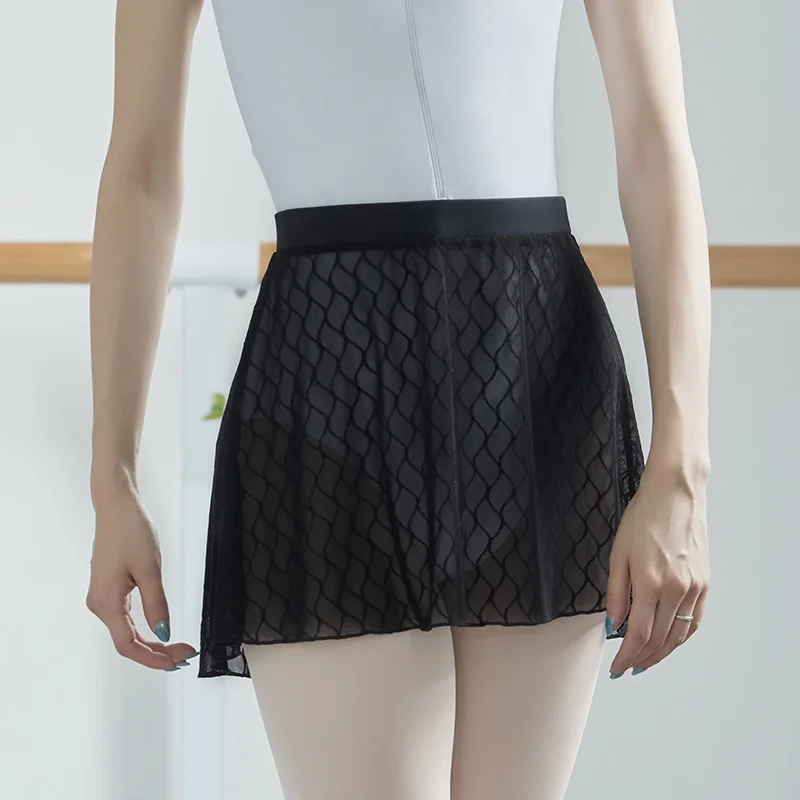 wholesale short chiffon wrap skirt ballet dance skirt