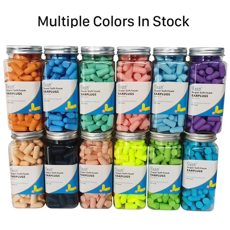 60 Pairs Foam Earplugs for sleeping noise canceling