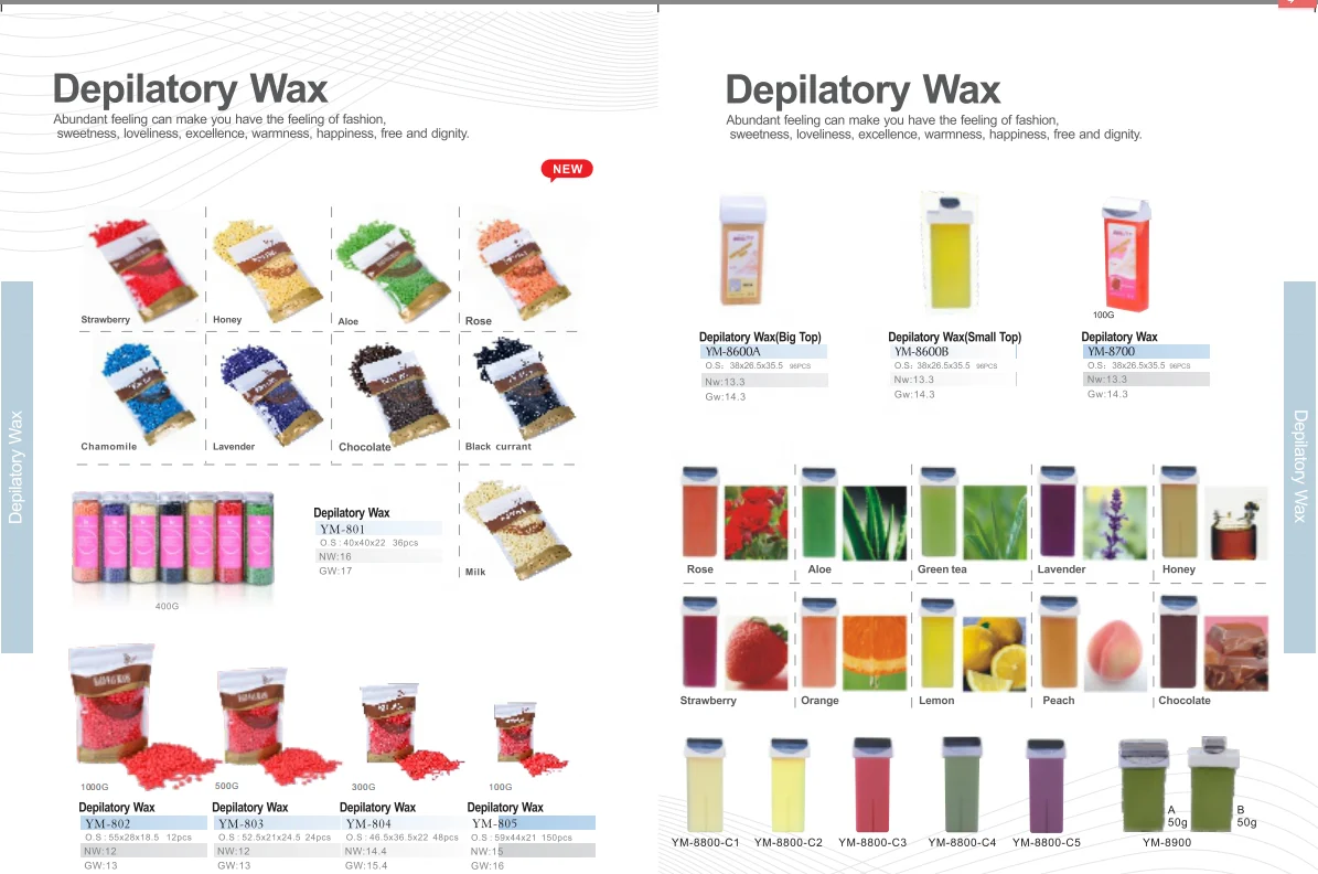 Scented hard pearl granules hot film wax bead for hair removal/ bikini waxing with MSDS