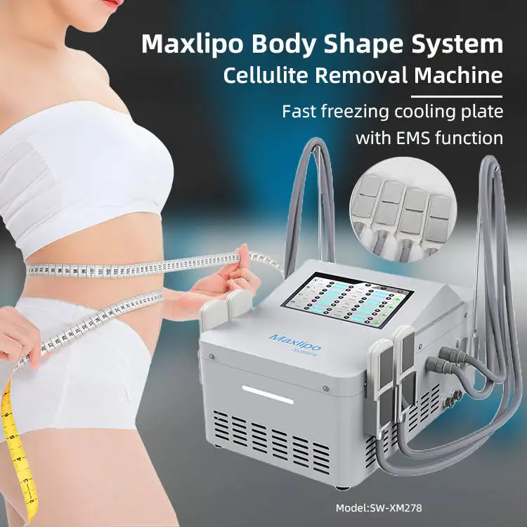 2023 New Portable Cryo Cool Body Sculpting Vacuum Cavitation Cryo therapy vacuum Slimming Fat Freezing 4 Handles Machine