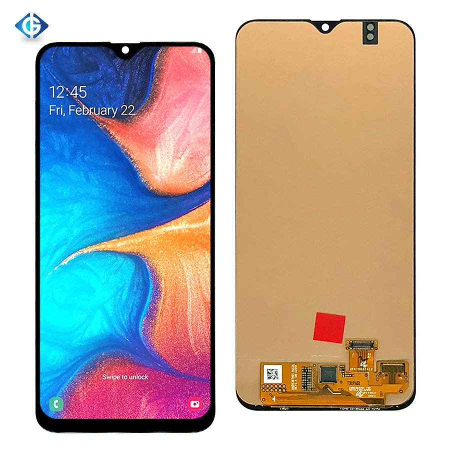 Сменный сенсорный ЖК-экран с дигитайзером на органических светодиодах для Samsung Galaxy A20