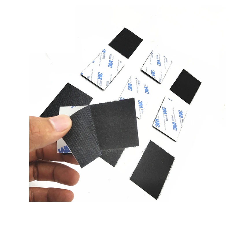 double-sided self-adhesive hook and loop strap customized nylon fabric magic tape hook and loop velcroes