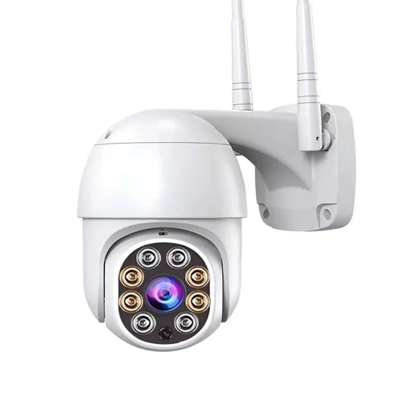 HOT Qearim 8MP H.265  IPC360 Home Ip66 Waterproof P2p Wireless Wi-Fi  PTZ dome Camera With Colorful Night Vision