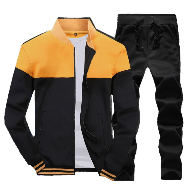 Autumn/Winter New Style Zipper Sports Tech Training Custom logo White Tracksuit