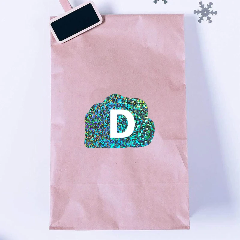 Printable self adhesive waterproof label inkjet stickers full sheet holographic dot letter sticker laser printer plain paper