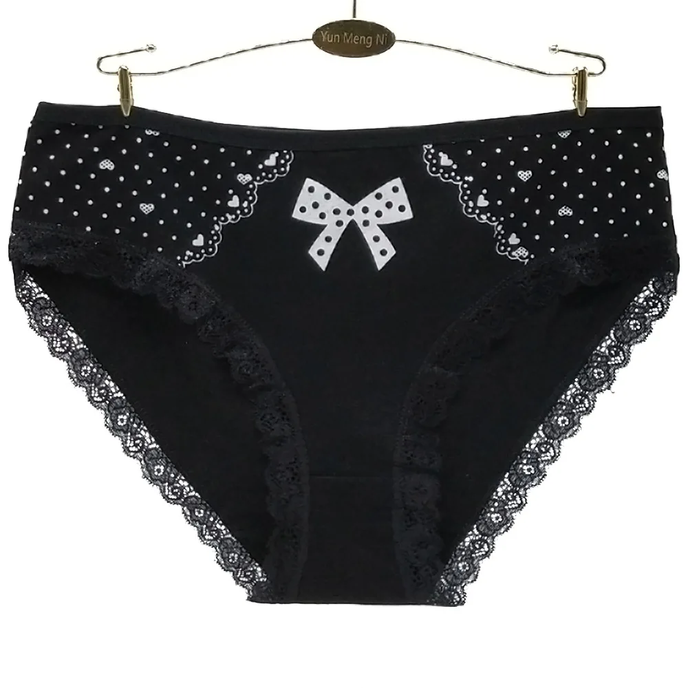 Wholesale Big Size Momy Size Lace Cotton Underwear Women 2XL XXXL 4XL Sizes For Young Momy Fat Lady