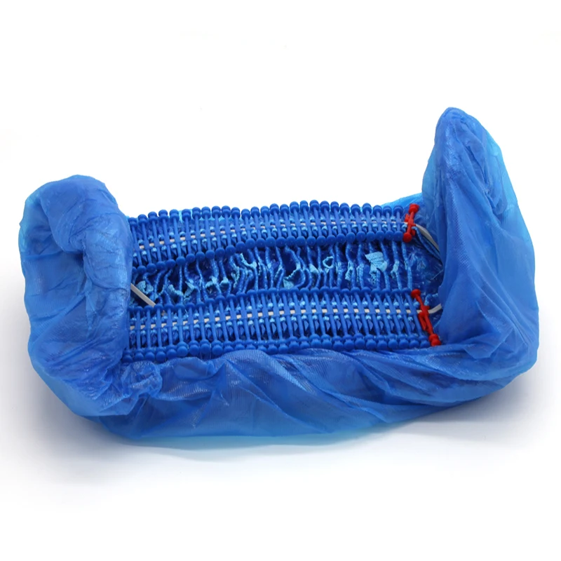 Eco-Friendly Disposable Silicone PE Shoe Covers Waterproof Automatic Shoe Cover Dispenser Healthy Home Cleaning Stocked Product