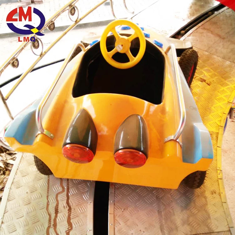 Free racing game track train kids rides mini shuttle train car rides