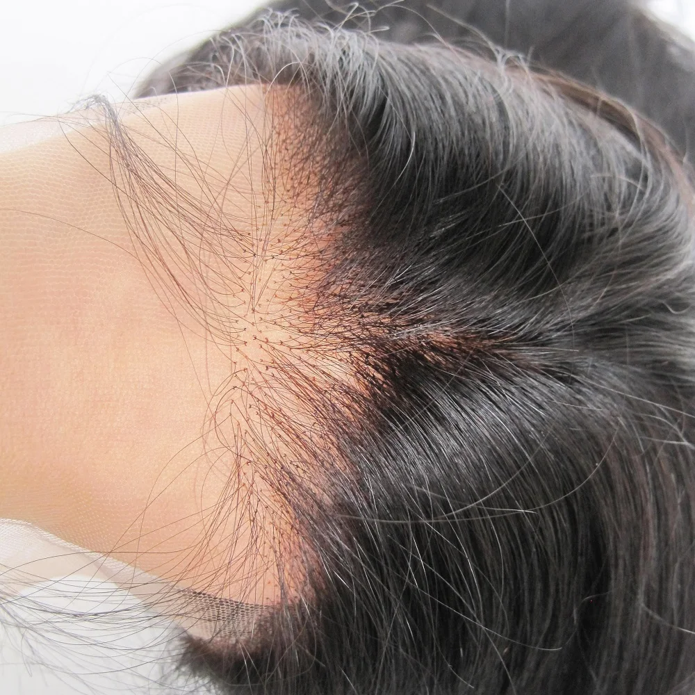 Cuticle Aligned Unprocessed natural hair silky straight virgin remy human hair lace wig alibaba-online-shopping