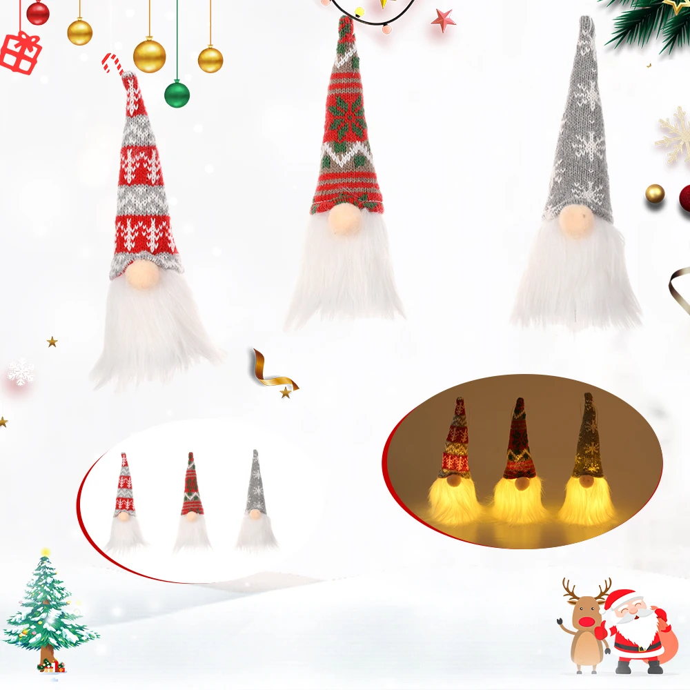 Xmas Gnome Doll Gift plush Faceless doll Christmas Gnomes For Elf Dwarf Home Ornaments Christmas Decorations