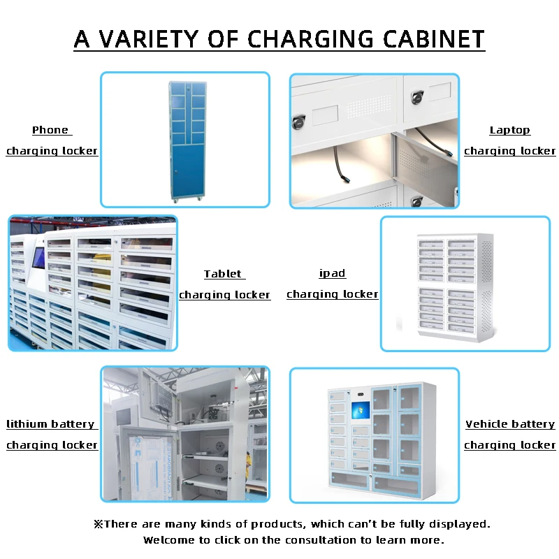 Multiple  Business Machine Cell Phone Charging Locker Narrow Compartment Boxes For Phone Charging In Airport