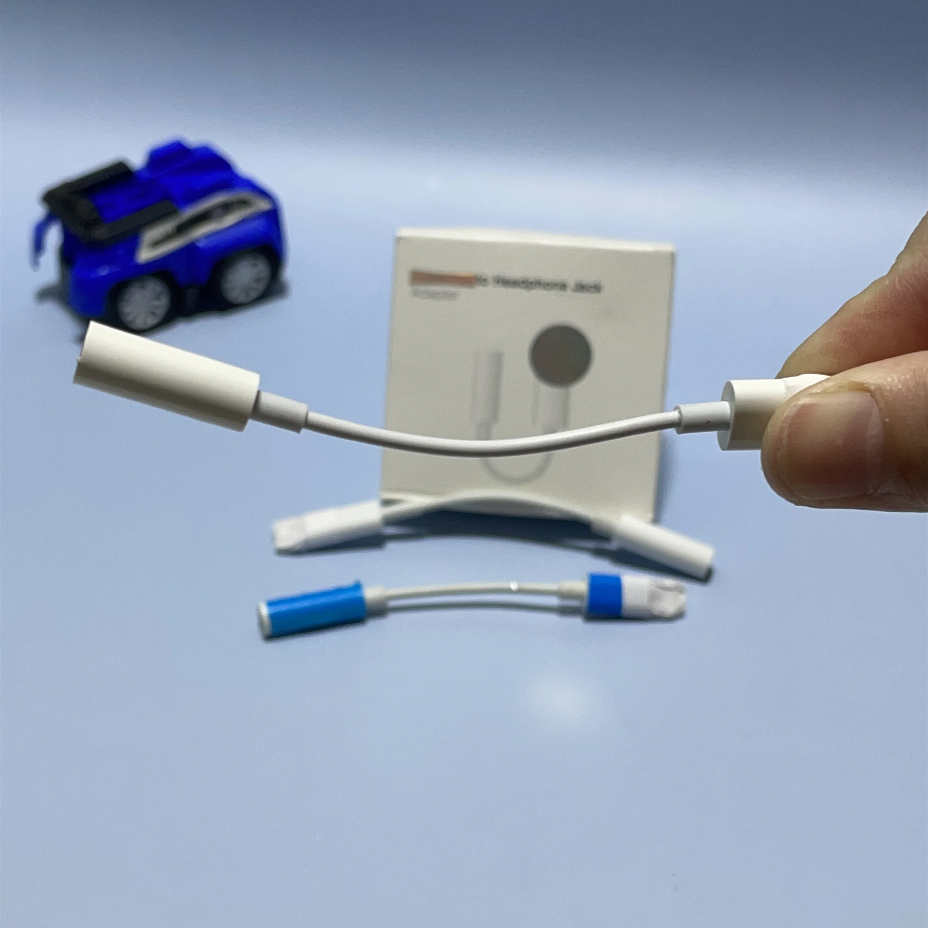 Earphone Jack Adapter For Lightning To 3.5 Mm With Apple Headphone Adapter Jack